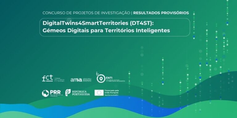 Resultados provisórios do concurso “Gémeos Digitais para Territórios Inteligentes”